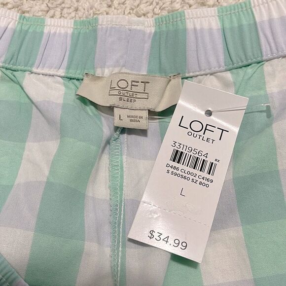 NWT- LOFT- L. Cotton Sleep Short - Picture 5 of 6